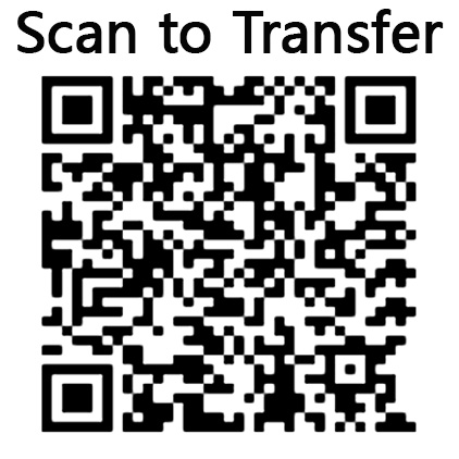 scan the transfer QR code